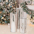 Mirrored Cylindrical Display Column/Pedestal | Galore Home: Luxury Home Decor, Elegant Home Furnishings, Stylish Home Accents & Contemporary Home Accessories