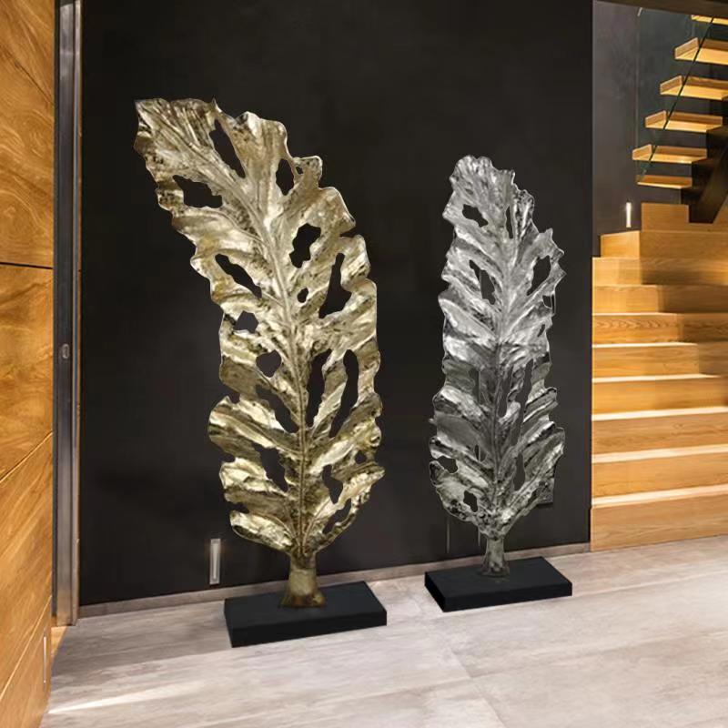 Grand Metal Leaf Sculpture | Galore Home: Luxury Home Decor, Elegant Home Furnishings, Stylish Home Accents & Contemporary Home Accessories