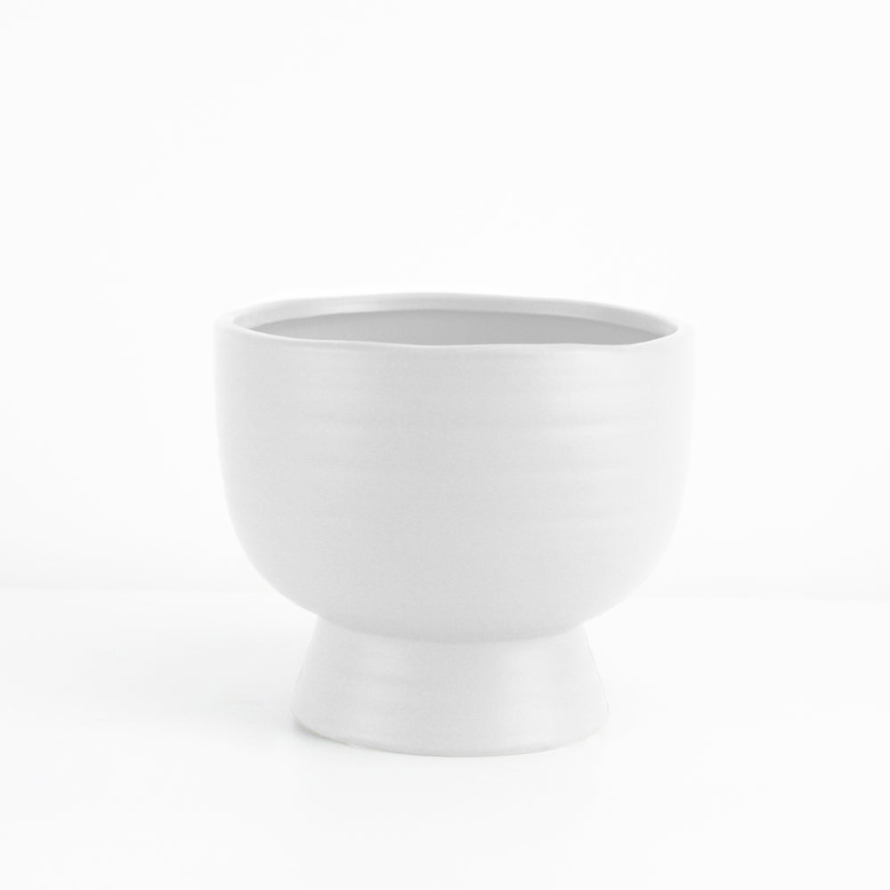 Mid Century Short Ceramic Pot | Galore Home: Luxury Home Decor, Elegant Home Furnishings, Stylish Home Accents & Contemporary Home Accessories