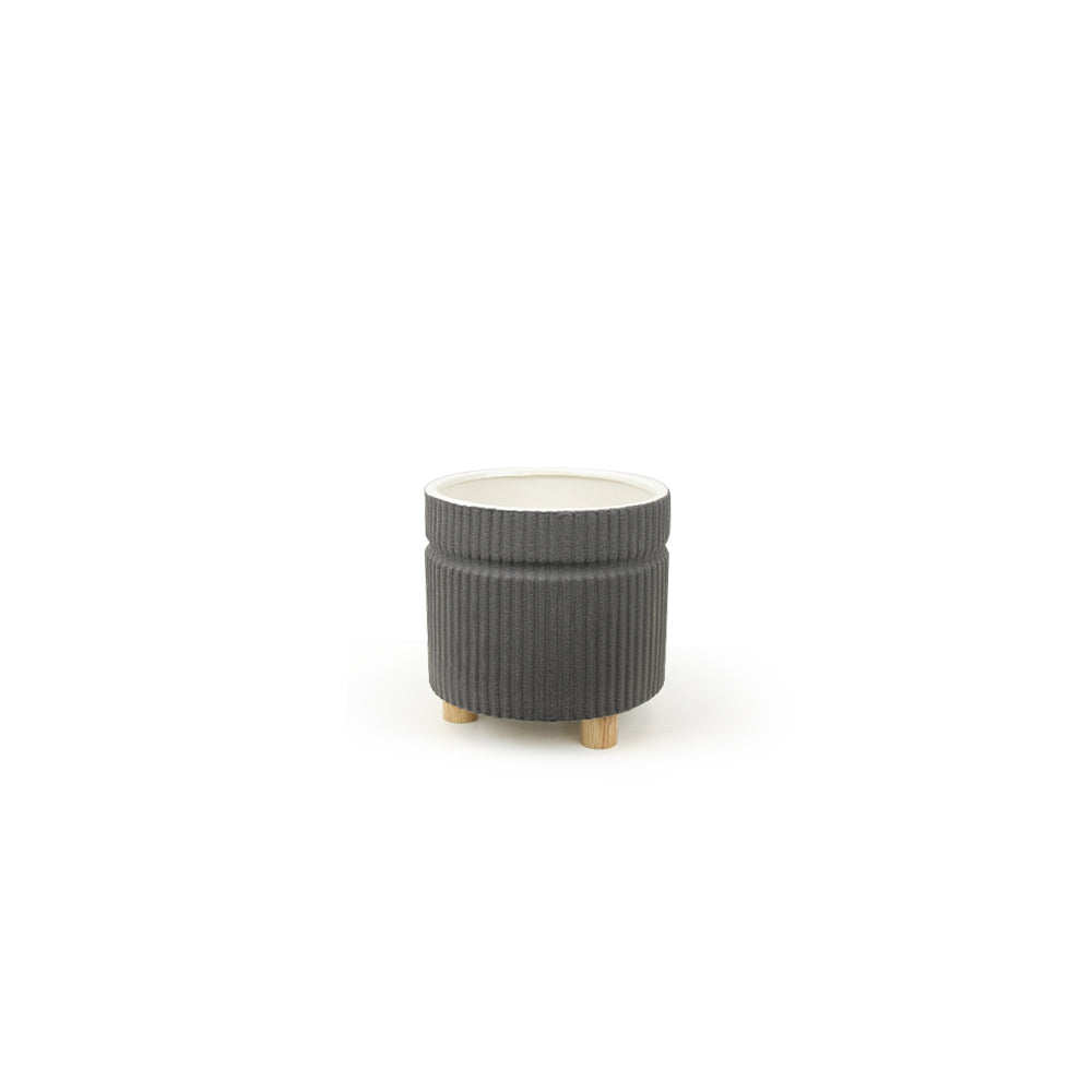 Ridged Tripod Pot | Galore Home: Luxury Home Decor, Elegant Home Furnishings, Stylish Home Accents & Contemporary Home Accessories