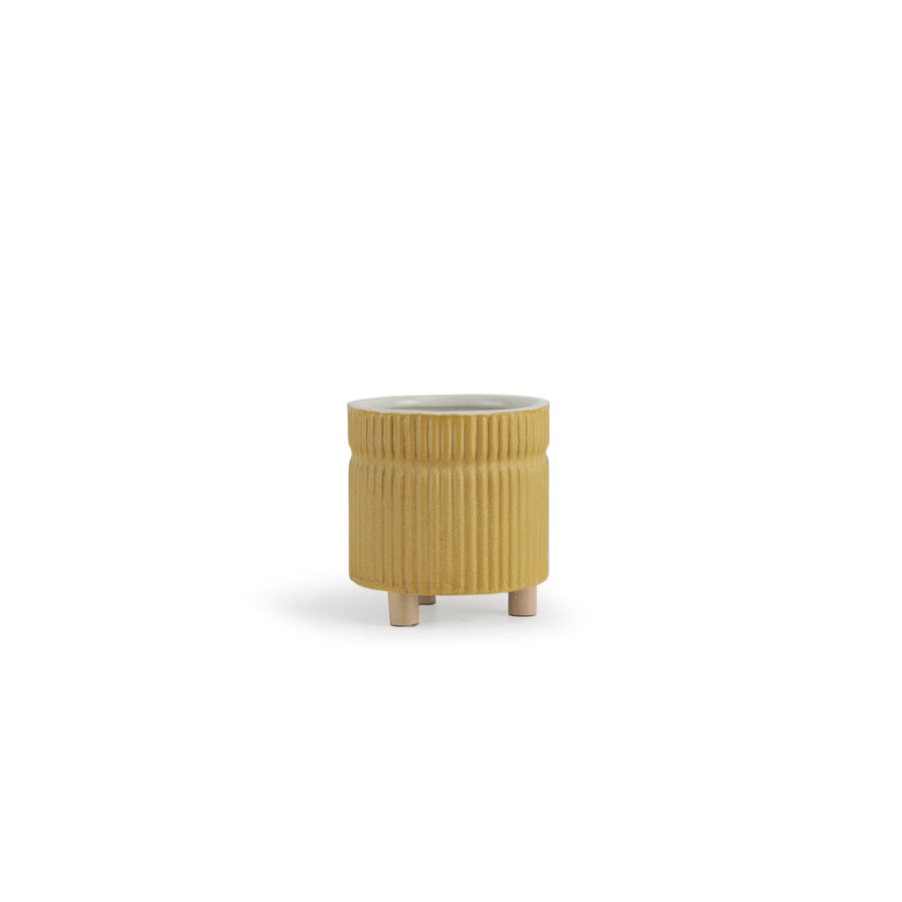 Ridged Tripod Pot | Galore Home: Luxury Home Decor, Elegant Home Furnishings, Stylish Home Accents & Contemporary Home Accessories