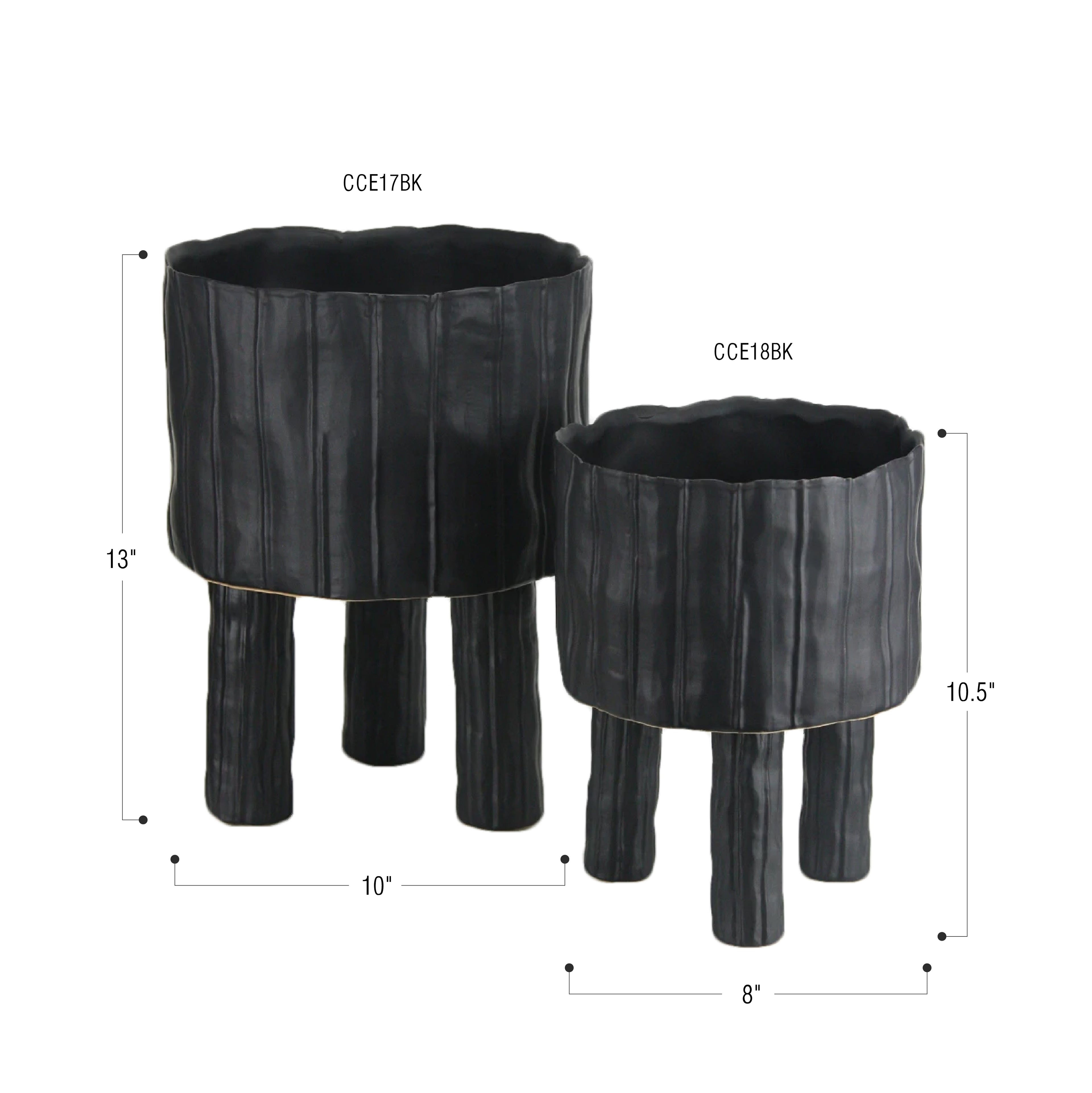 Capricorn Leg Planters | Galore Home: Luxury Home Decor, Elegant Home Furnishings, Stylish Home Accents & Contemporary Home Accessories