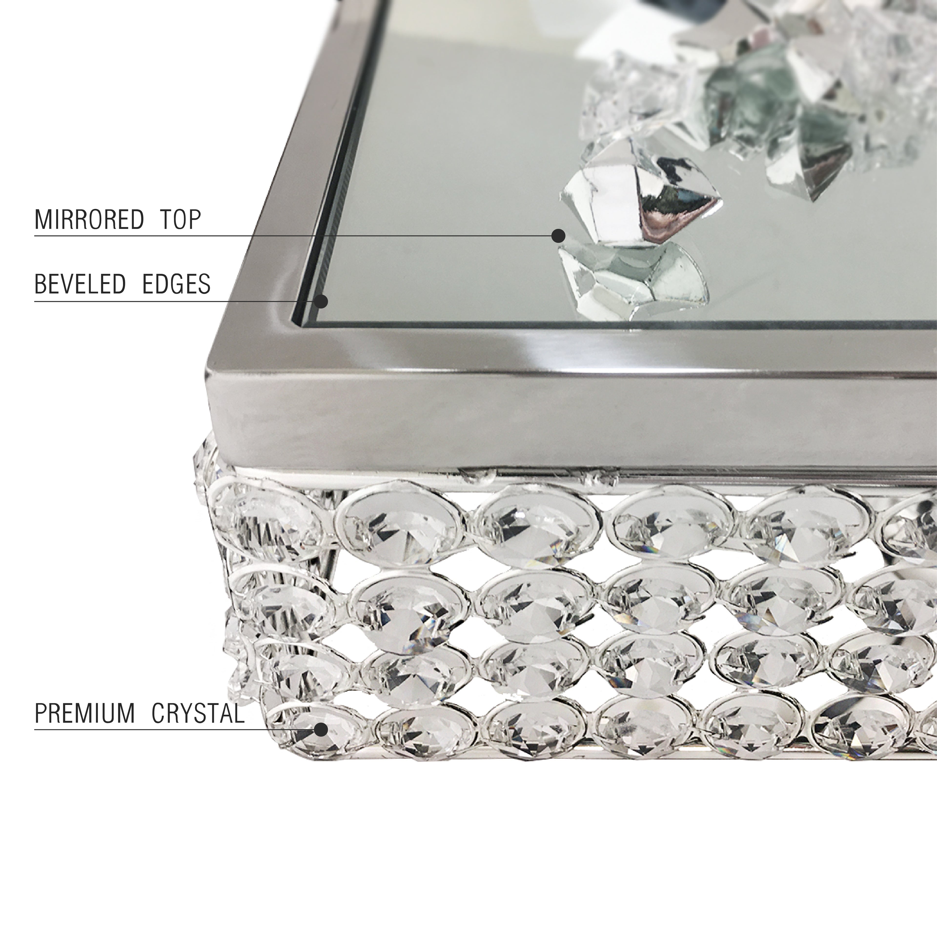 Crystal Console Table | Galore Home: Luxury Home Decor, Elegant Home Furnishings, Stylish Home Accents & Contemporary Home Accessories