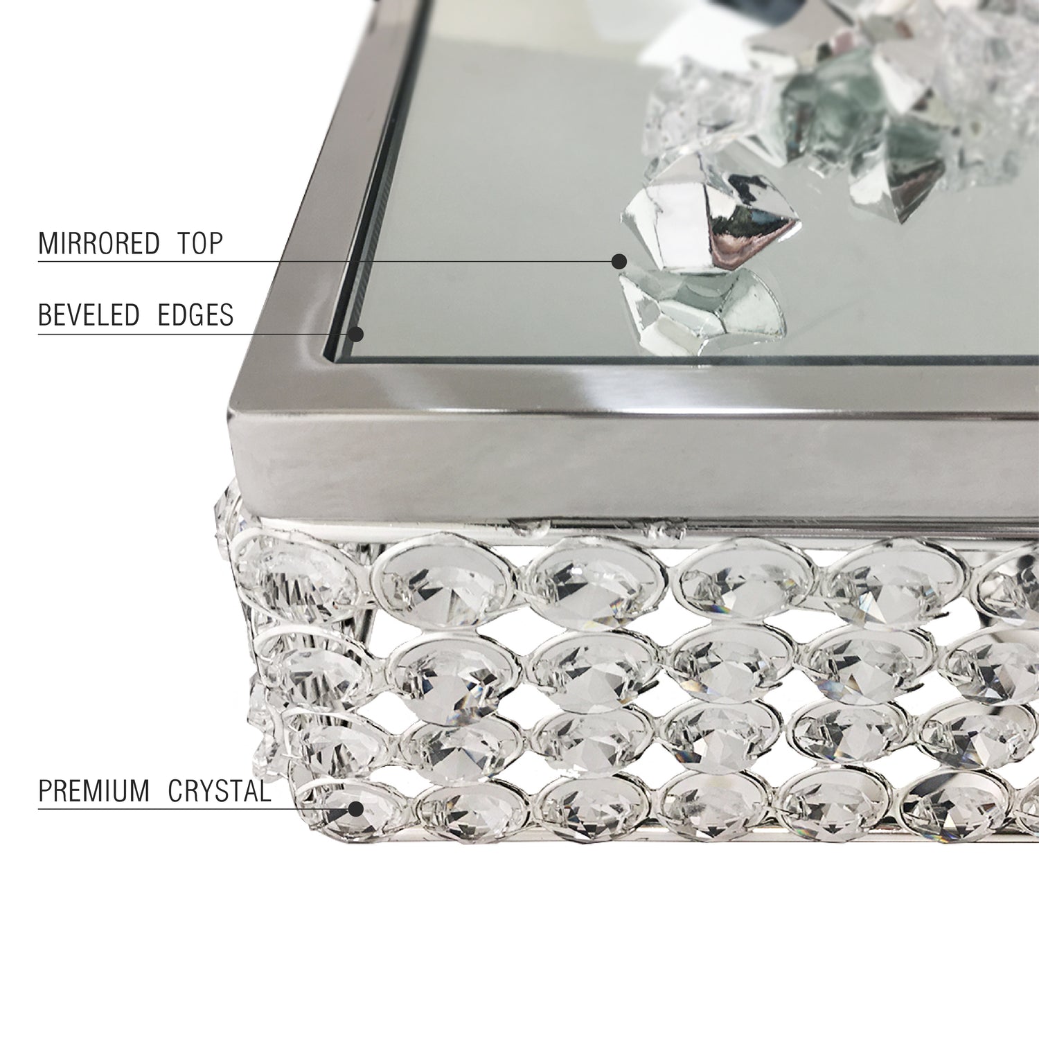 Crystal Console Table | Galore Home: Luxury Home Decor, Elegant Home Furnishings, Stylish Home Accents & Contemporary Home Accessories