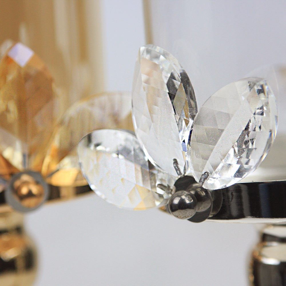 Crystal Pillar Candle Holder | Galore Home: Luxury Home Decor, Elegant Home Furnishings, Stylish Home Accents & Contemporary Home Accessories