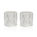Round Indoor Ceramic Marble Pot | Galore Home: Luxury Home Decor, Elegant Home Furnishings, Stylish Home Accents & Contemporary Home Accessories
