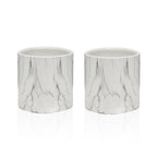 Round Indoor Ceramic Marble Pot | Galore Home: Luxury Home Decor, Elegant Home Furnishings, Stylish Home Accents & Contemporary Home Accessories