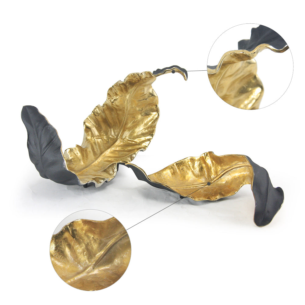 Entwined Leaf Sculpture | Galore Home: Luxury Home Decor, Elegant Home Furnishings, Stylish Home Accents & Contemporary Home Accessories