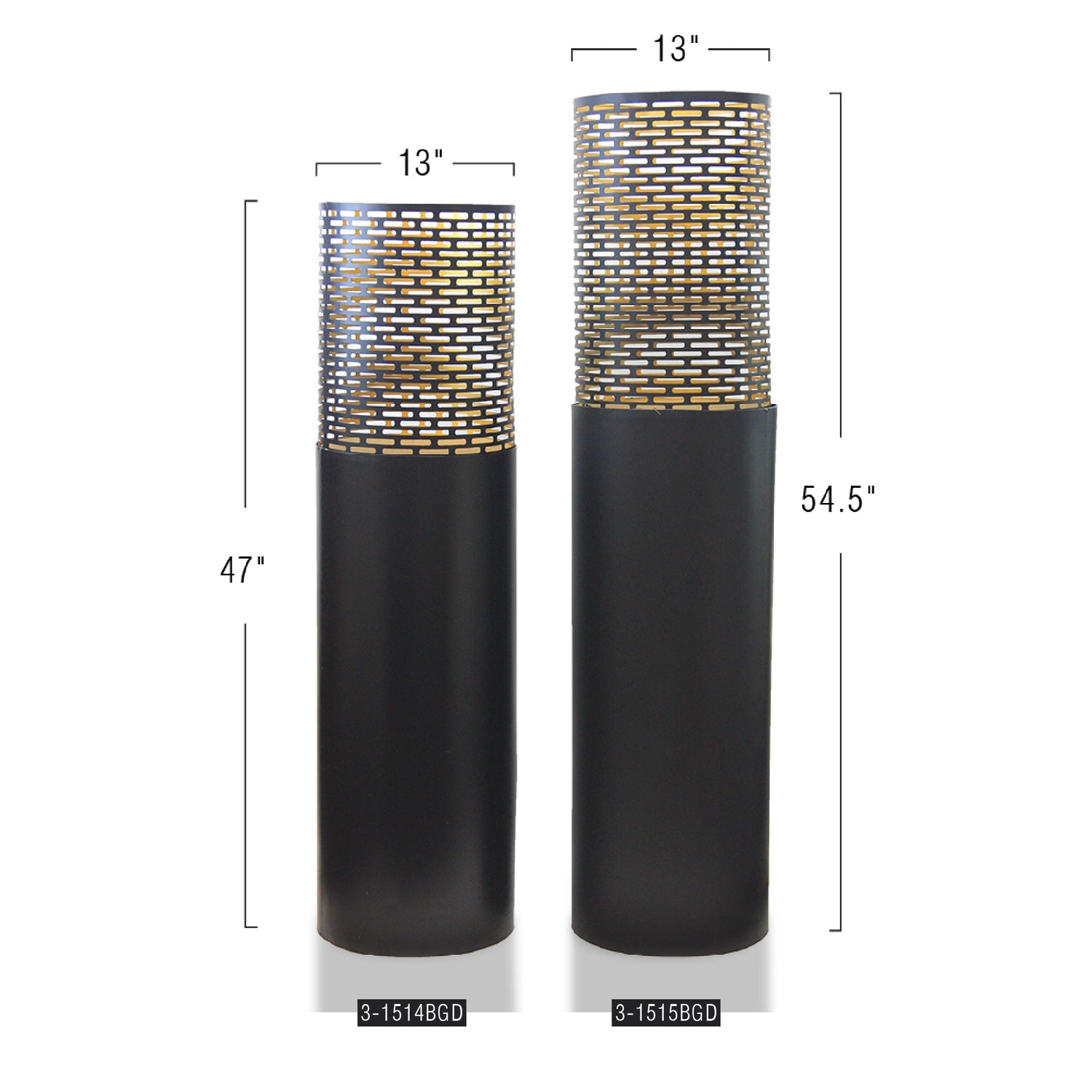 Mandala Floor Hurricane Candle Column | Galore Home: Luxury Home Decor, Elegant Home Furnishings, Stylish Home Accents & Contemporary Home Accessories