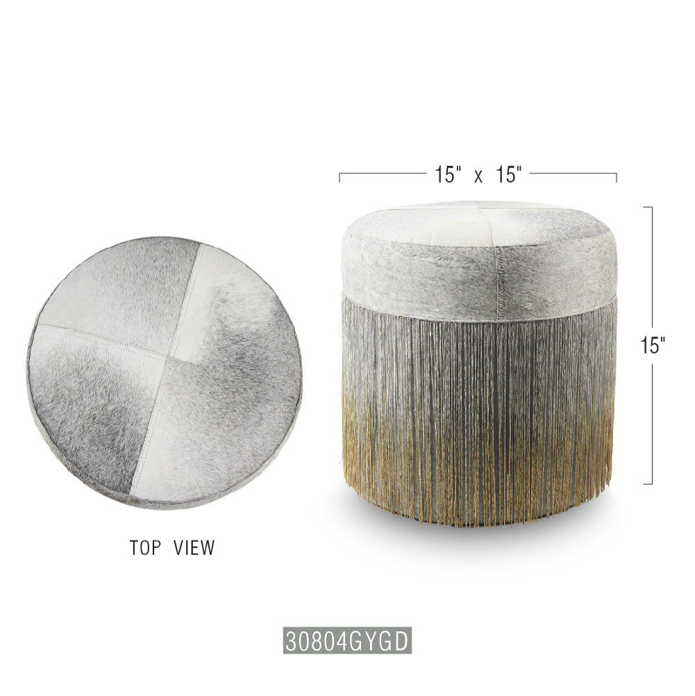 Gatsby Ottoman / Pouf / Foot Rest | Galore Home: Luxury Home Decor, Elegant Home Furnishings, Stylish Home Accents & Contemporary Home Accessories