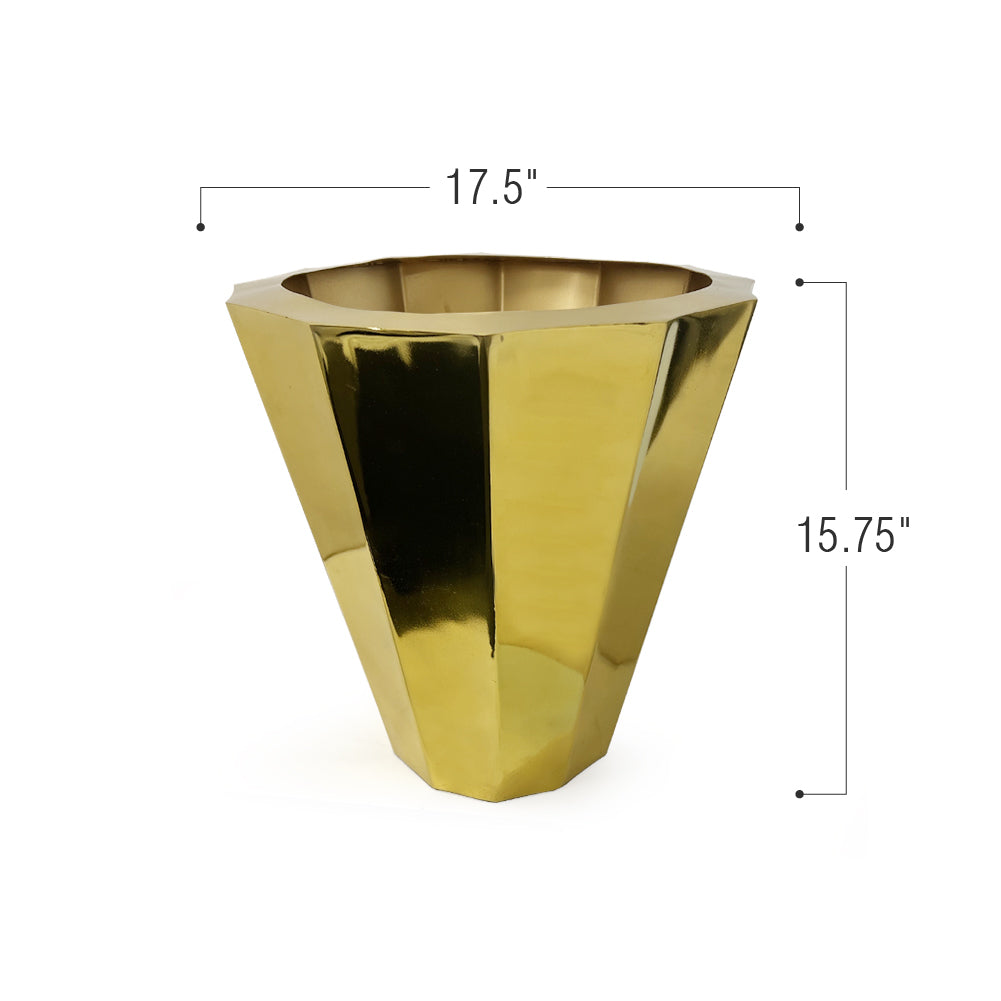Geometric Floor Planter Bowl | Galore Home: Luxury Home Decor, Elegant Home Furnishings, Stylish Home Accents & Contemporary Home Accessories