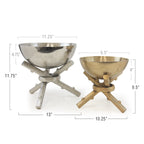 Bonfire Metal Bowl on Stand | Galore Home: Luxury Home Decor, Elegant Home Furnishings, Stylish Home Accents & Contemporary Home Accessories