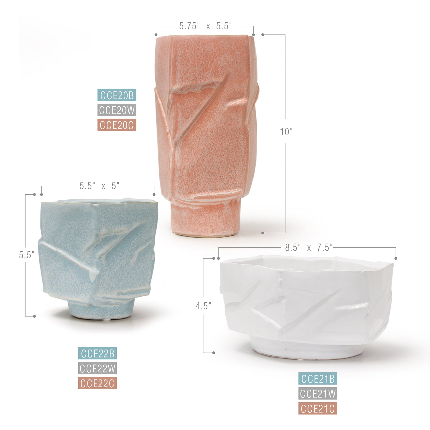 Canyon Ceramic Vase | Galore Home: Luxury Home Decor, Elegant Home Furnishings, Stylish Home Accents & Contemporary Home Accessories