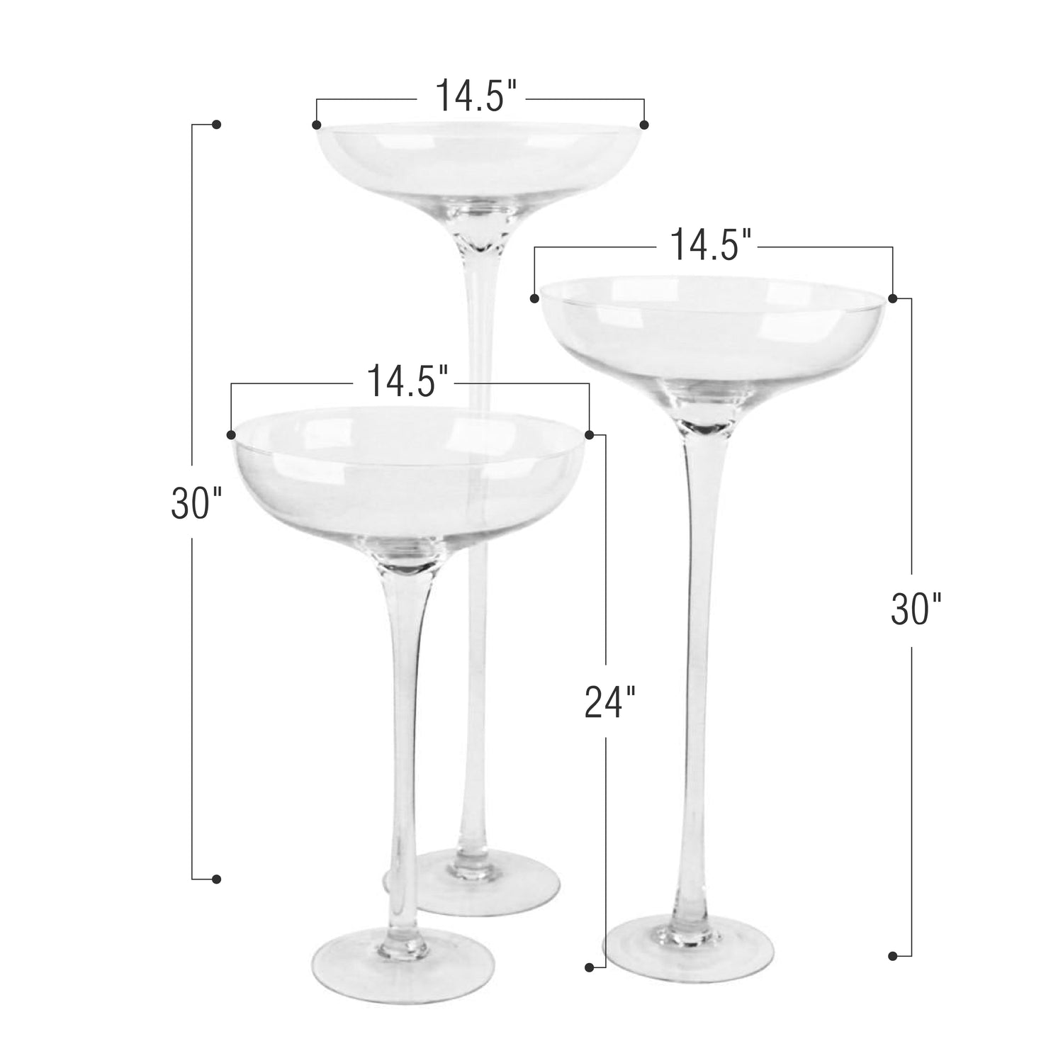 Champagne Saucer Vase | Galore Home: Luxury Home Decor, Elegant Home Furnishings, Stylish Home Accents & Contemporary Home Accessories