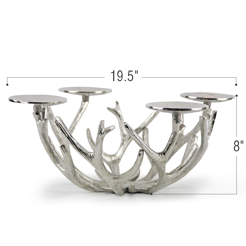 Metal Antler Candelabra Candle Holder | Galore Home: Luxury Home Decor, Elegant Home Furnishings, Stylish Home Accents & Contemporary Home Accessories