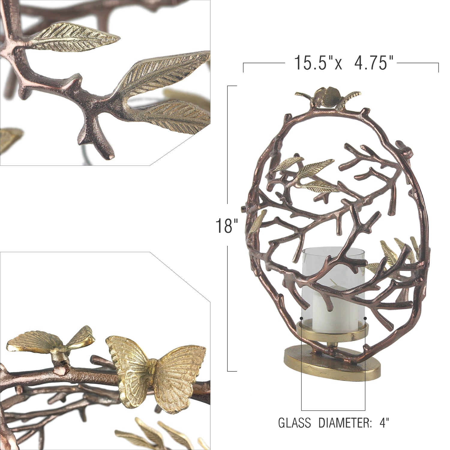 Coronet Candle Stand | Galore Home: Luxury Home Decor, Elegant Home Furnishings, Stylish Home Accents & Contemporary Home Accessories