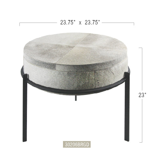 Frosted Leather Side Table | Galore Home: Luxury Home Decor, Elegant Home Furnishings, Stylish Home Accents & Contemporary Home Accessories