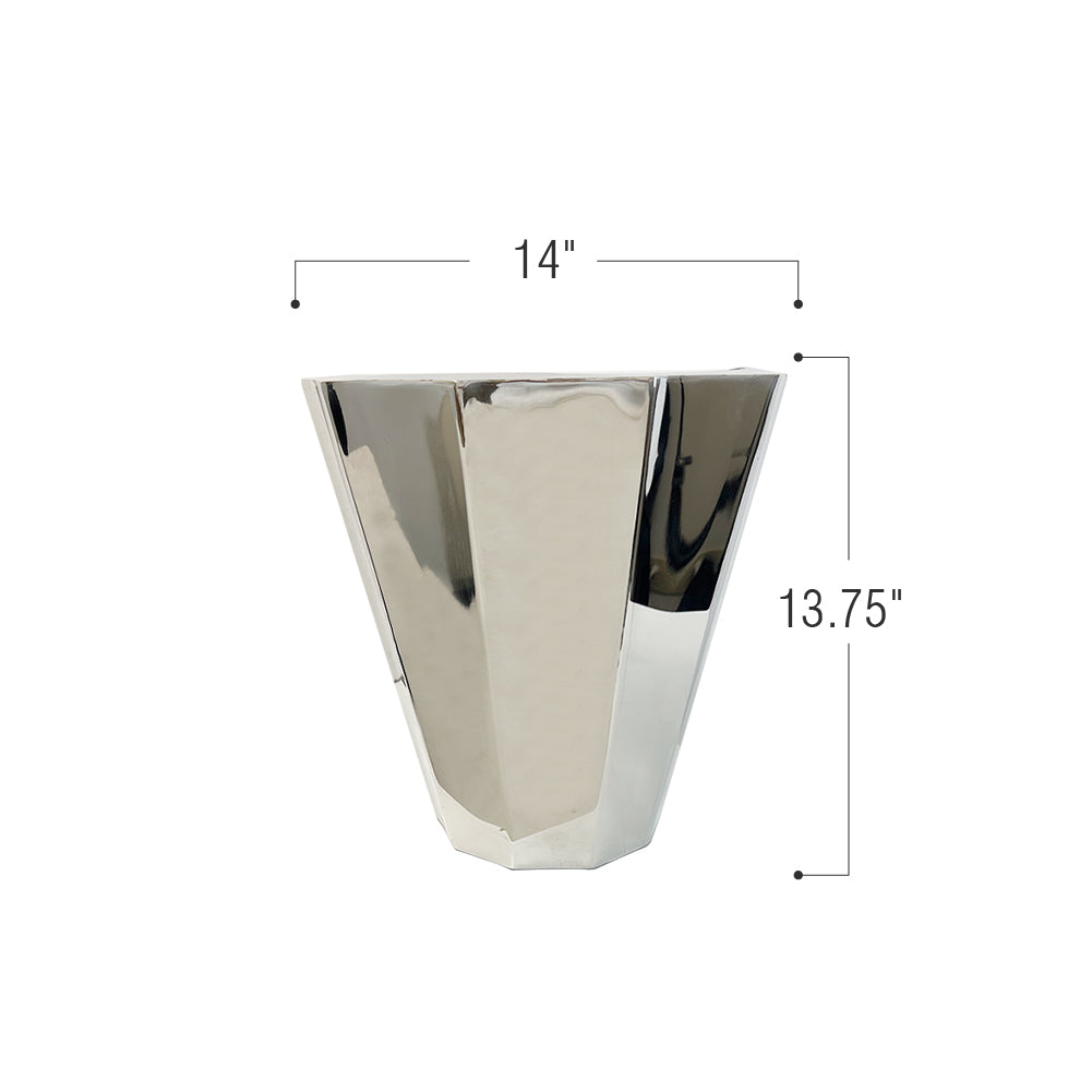 Geometric Floor Planter Bowl | Galore Home: Luxury Home Decor, Elegant Home Furnishings, Stylish Home Accents & Contemporary Home Accessories