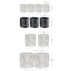 Round Indoor Ceramic Marble Pot | Galore Home: Luxury Home Decor, Elegant Home Furnishings, Stylish Home Accents & Contemporary Home Accessories