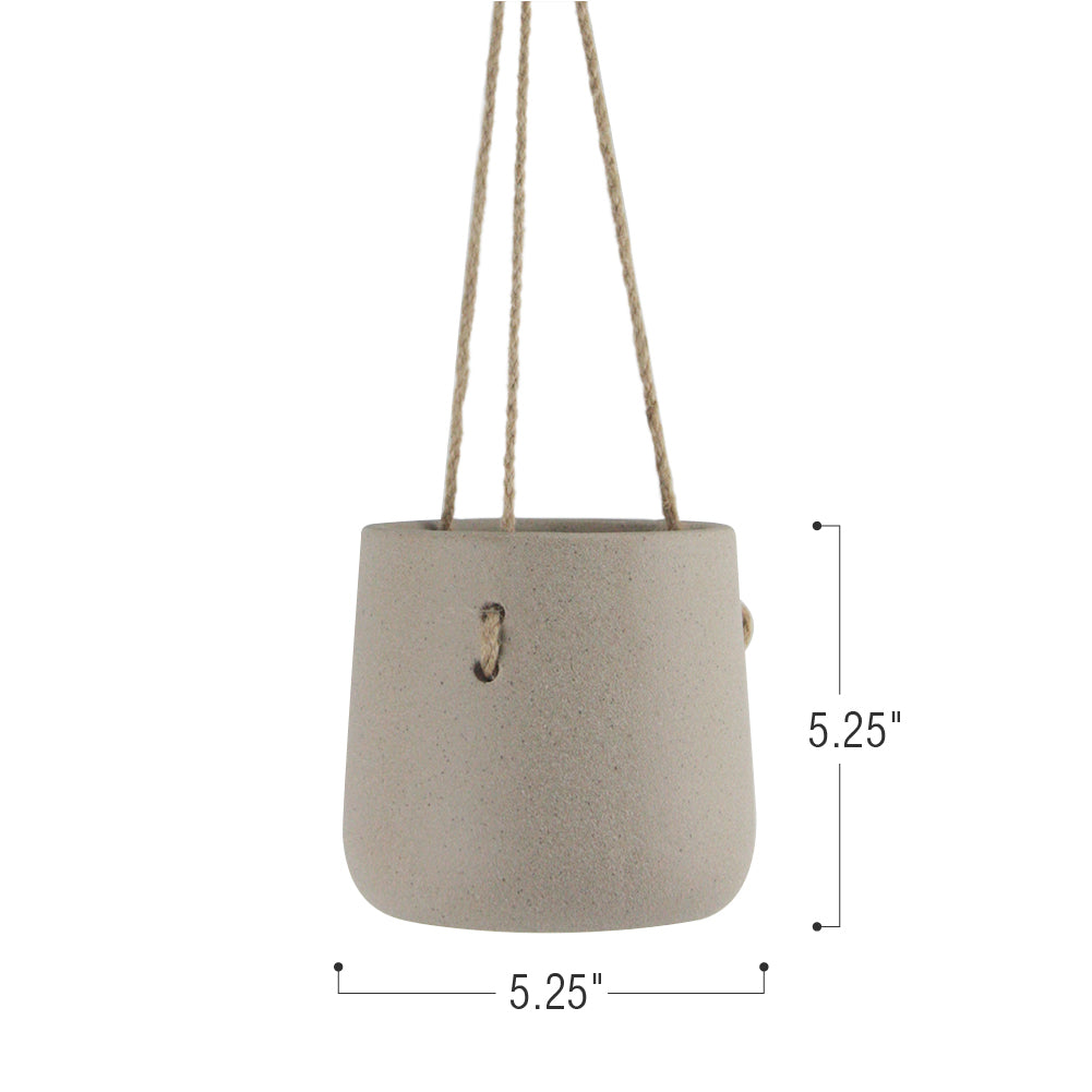 Modern Hanging Ceramic Pot Planter | Galore Home: Luxury Home Decor, Elegant Home Furnishings, Stylish Home Accents & Contemporary Home Accessories