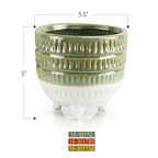 Bohemian Ceramic Pot & Planter | Galore Home: Luxury Home Decor, Elegant Home Furnishings, Stylish Home Accents & Contemporary Home Accessories