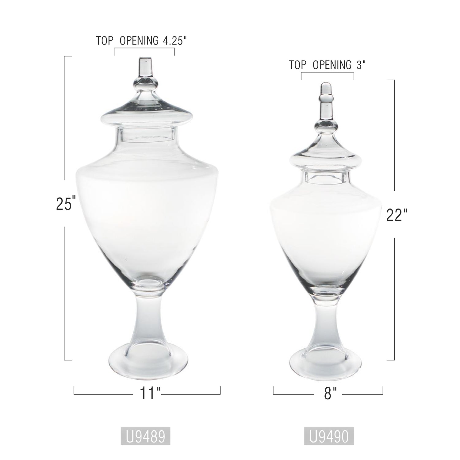 Urn Apothecary Jar | Galore Home: Luxury Home Decor, Elegant Home Furnishings, Stylish Home Accents & Contemporary Home Accessories