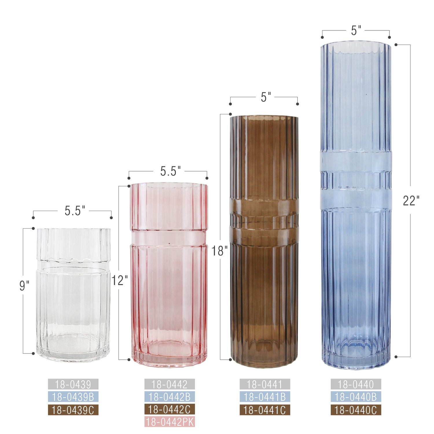 Tiered Glass Vase | Galore Home: Luxury Home Decor, Elegant Home Furnishings, Stylish Home Accents & Contemporary Home Accessories
