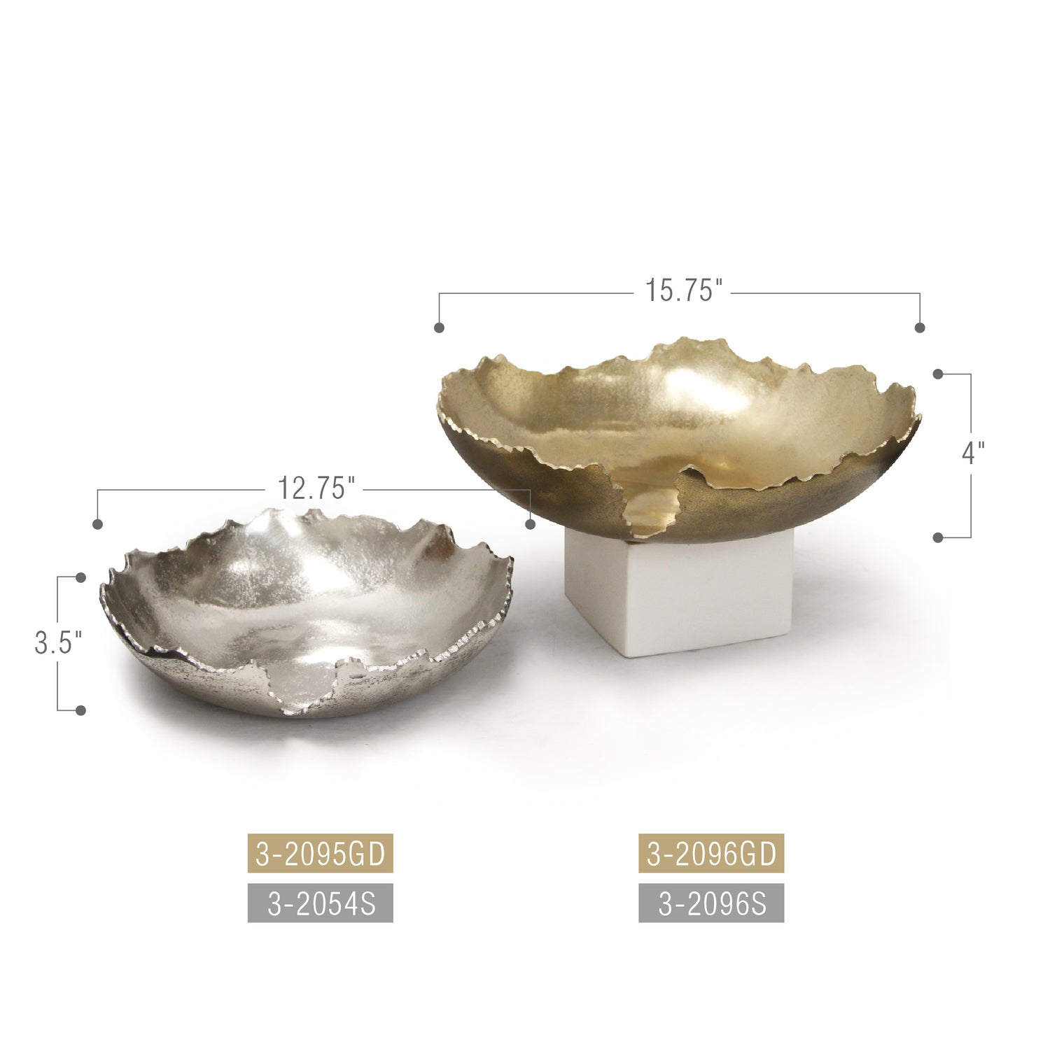 Pangea Shallow Metal Dish | Galore Home: Luxury Home Decor, Elegant Home Furnishings, Stylish Home Accents & Contemporary Home Accessories