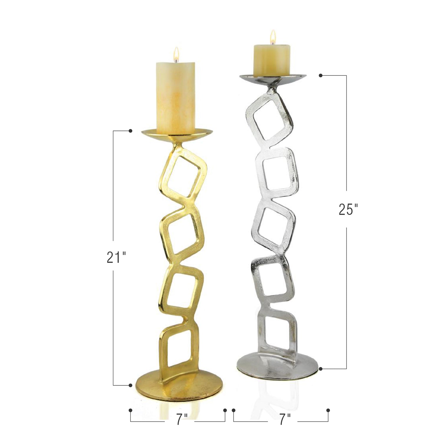 Geometric Candle Holder | Galore Home: Luxury Home Decor, Elegant Home Furnishings, Stylish Home Accents & Contemporary Home Accessories