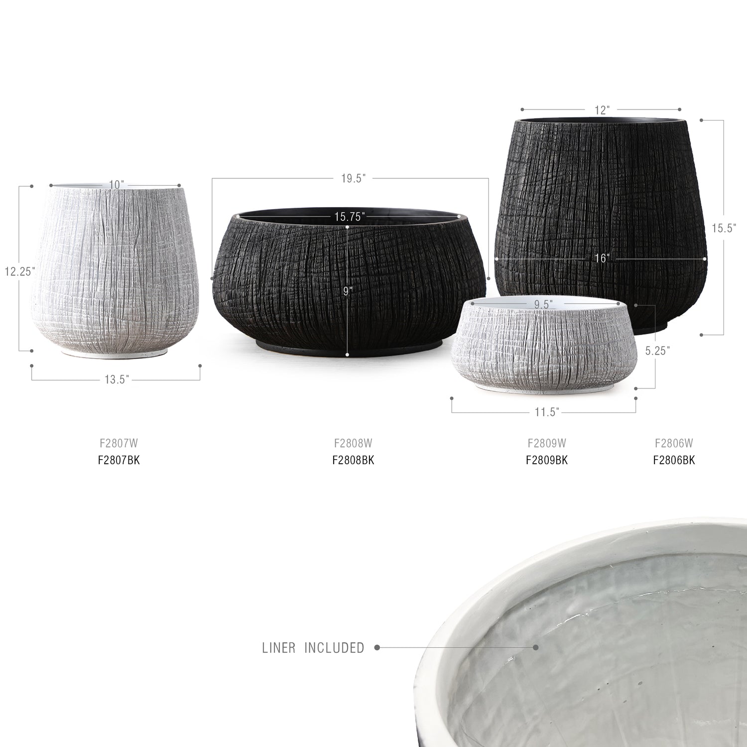 Modern Indoor/Outdoor Planter | Galore Home: Luxury Home Decor, Elegant Home Furnishings, Stylish Home Accents & Contemporary Home Accessories