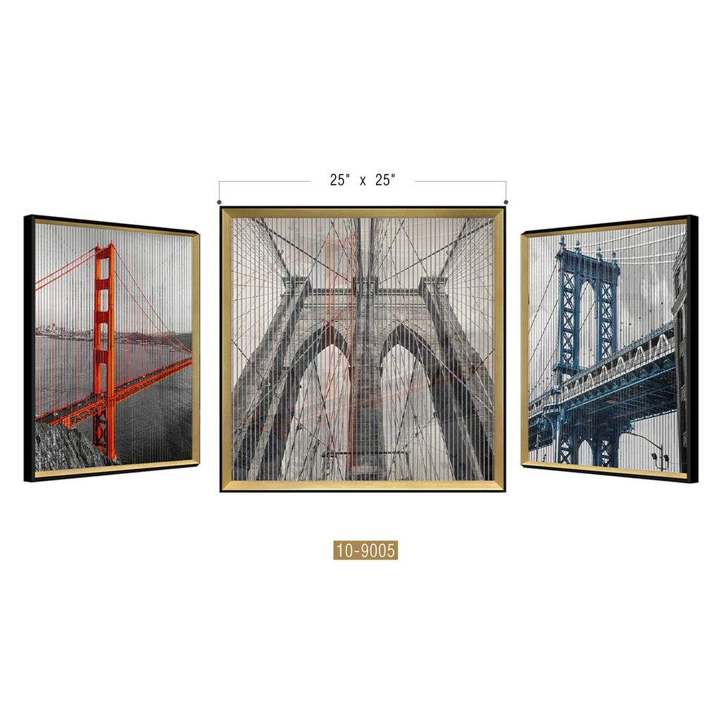 Kinetic Wall Art / Wall Decor - Bridge | Galore Home: Luxury Home Decor, Elegant Home Furnishings, Stylish Home Accents & Contemporary Home Accessories