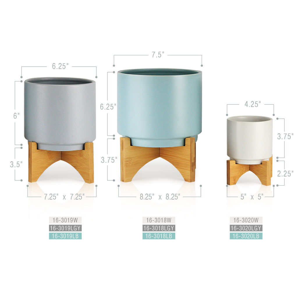 Wood Stand Pots | Galore Home: Luxury Home Decor, Elegant Home Furnishings, Stylish Home Accents & Contemporary Home Accessories