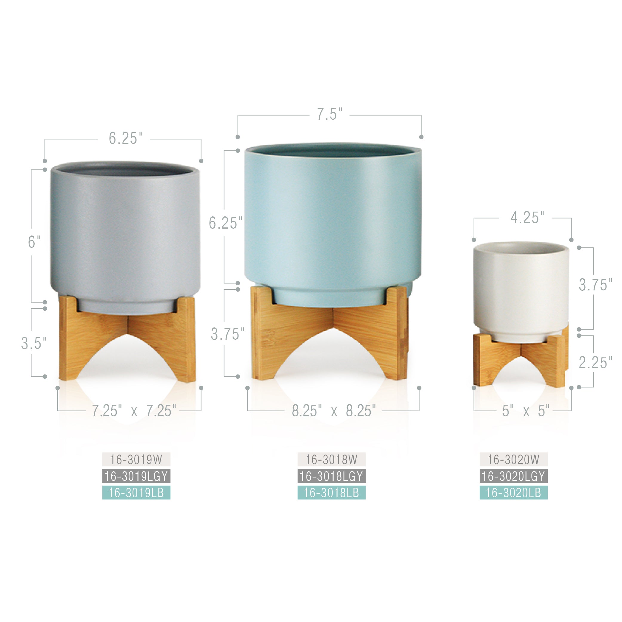 Wood Stand Pots | Galore Home: Luxury Home Decor, Elegant Home Furnishings, Stylish Home Accents & Contemporary Home Accessories