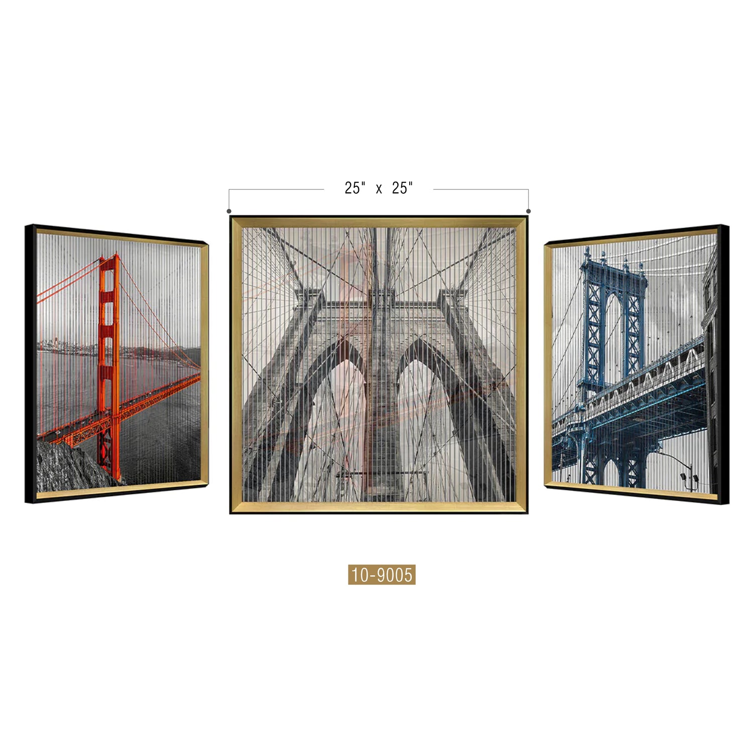 Kinetic Wall Art / Wall Decor - Bridge | Galore Home: Luxury Home Decor, Elegant Home Furnishings, Stylish Home Accents & Contemporary Home Accessories