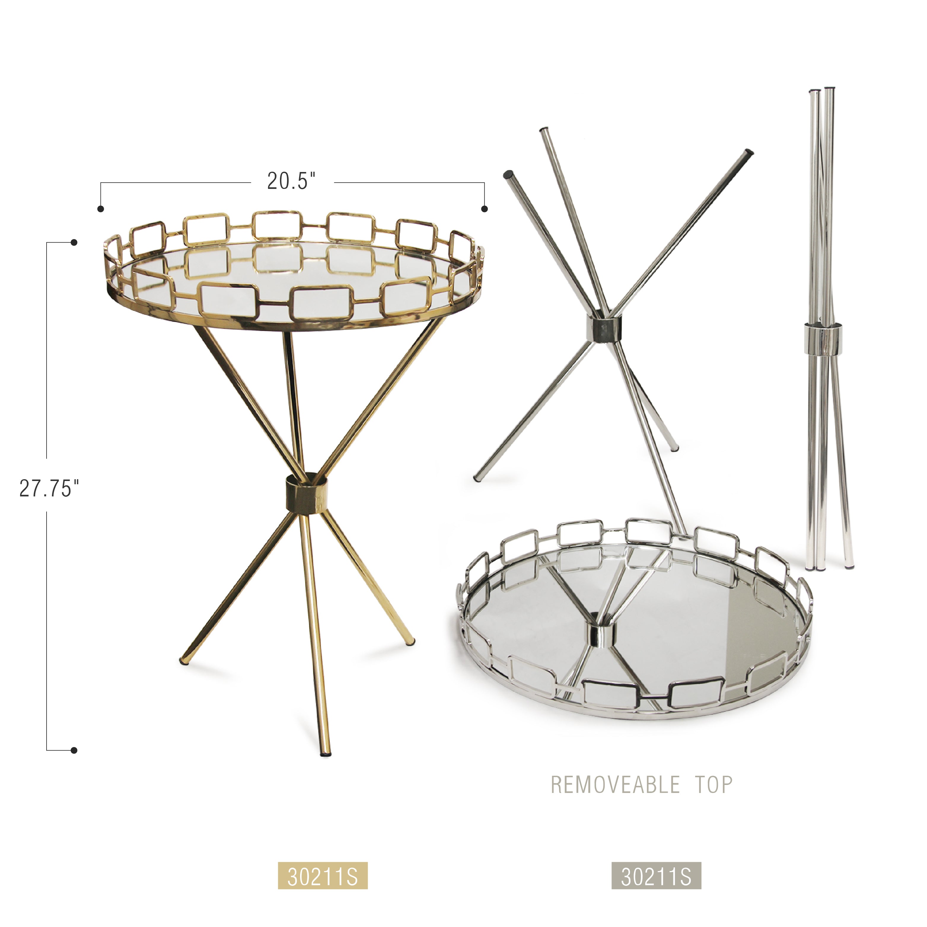 Discotheque Tray Stand | Galore Home: Luxury Home Decor, Elegant Home Furnishings, Stylish Home Accents & Contemporary Home Accessories