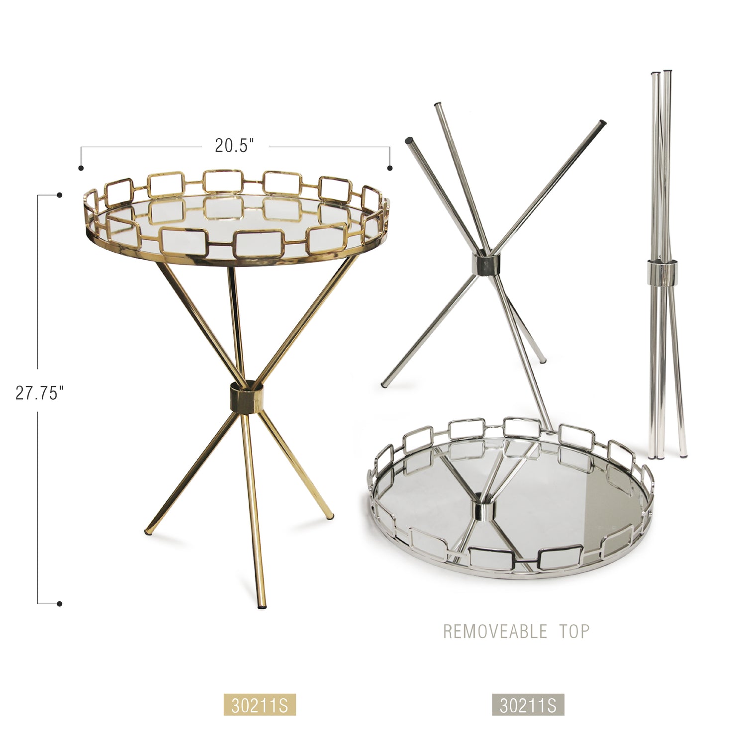 Discotheque Tray Stand | Galore Home: Luxury Home Decor, Elegant Home Furnishings, Stylish Home Accents & Contemporary Home Accessories
