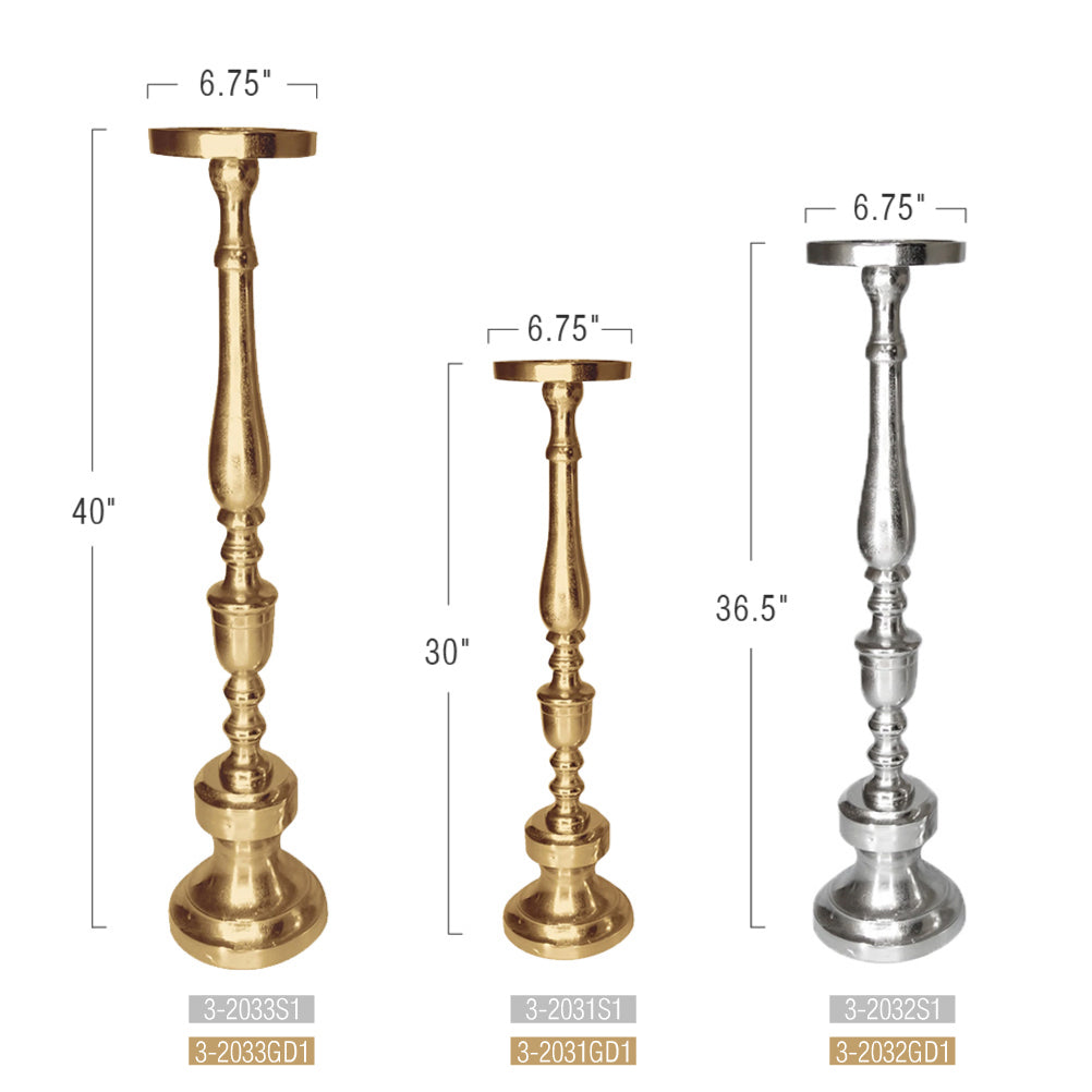 Megara Floor Candle Holder | Galore Home: Luxury Home Decor, Elegant Home Furnishings, Stylish Home Accents & Contemporary Home Accessories