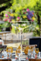 Giant Champagne Saucer Glass Vase