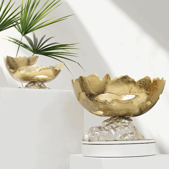 Lunar Bowl Modern Sculpture
