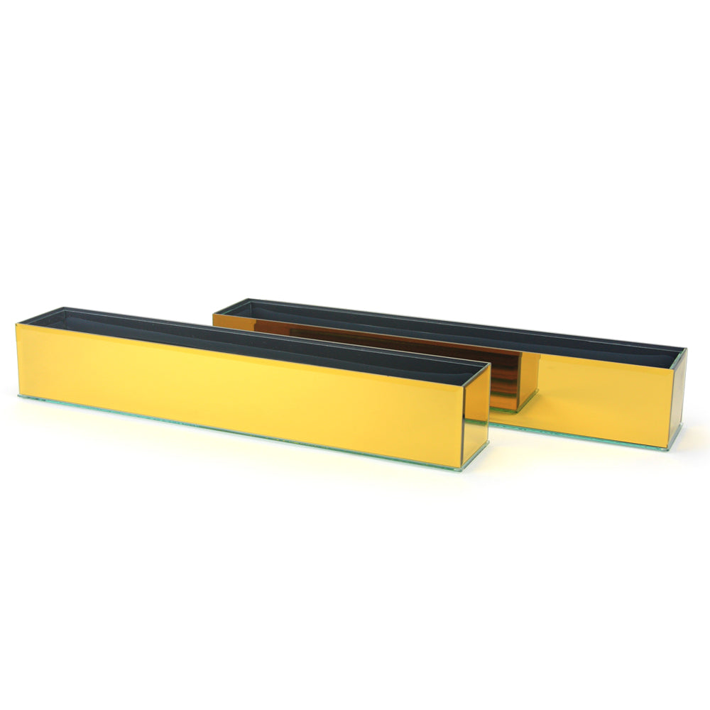 Mirror Glass Rectangle Planter | Galore Home: Luxury Home Decor, Elegant Home Furnishings, Stylish Home Accents & Contemporary Home Accessories
