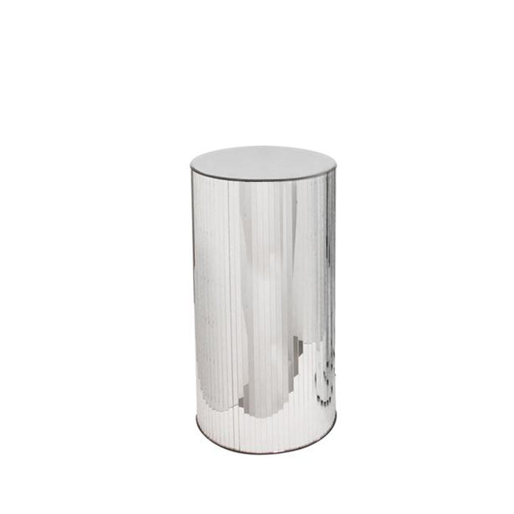 Mirrored Cylindrical Display Column/Pedestal | Galore Home: Luxury Home Decor, Elegant Home Furnishings, Stylish Home Accents & Contemporary Home Accessories
