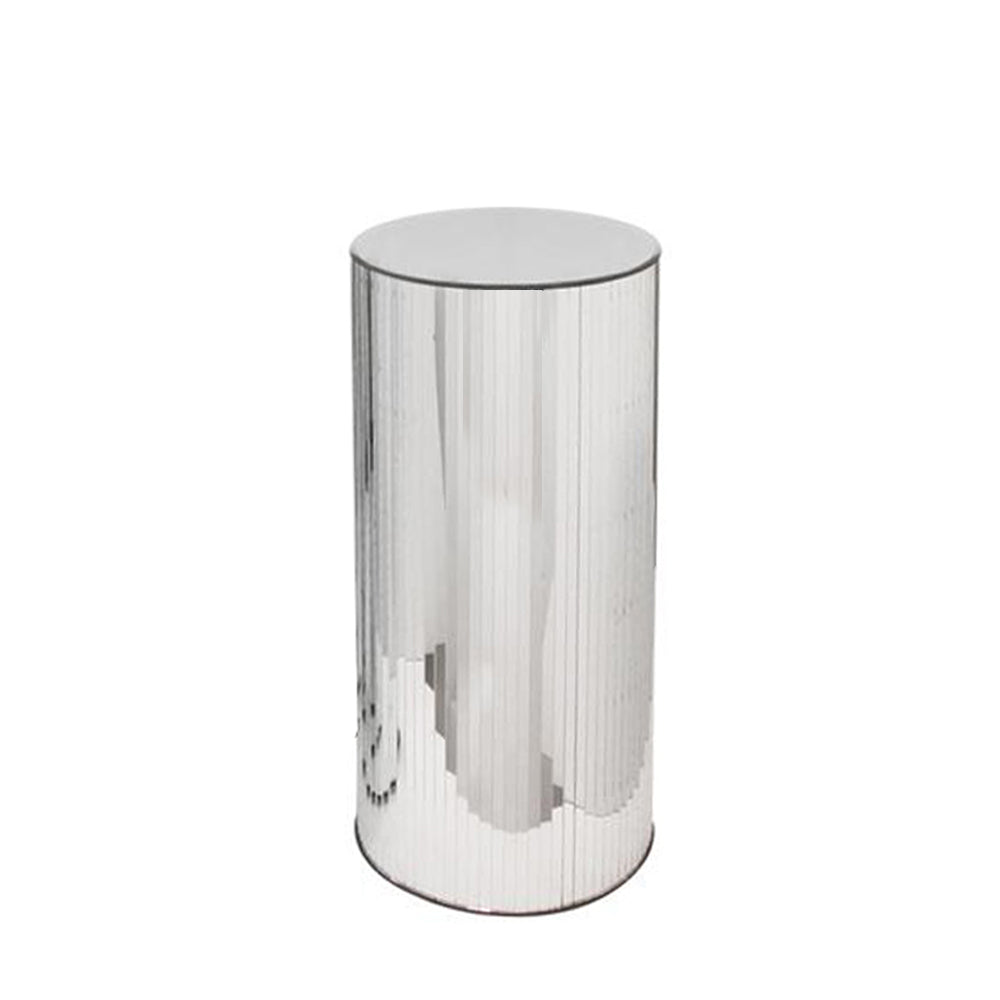 Mirrored Cylindrical Display Column/Pedestal | Galore Home: Luxury Home Decor, Elegant Home Furnishings, Stylish Home Accents & Contemporary Home Accessories