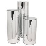 Mirrored Cylindrical Display Column/Pedestal