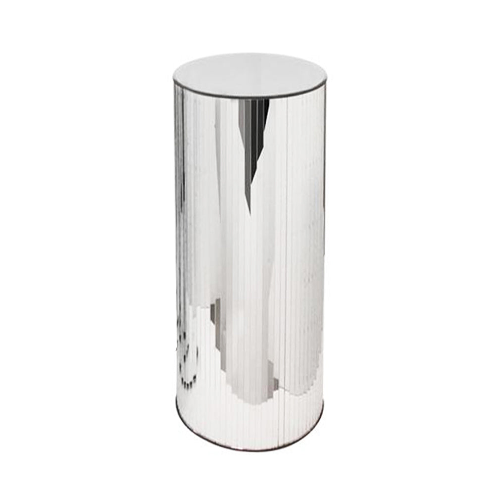 Mirrored Cylindrical Display Column/Pedestal | Galore Home: Luxury Home Decor, Elegant Home Furnishings, Stylish Home Accents & Contemporary Home Accessories