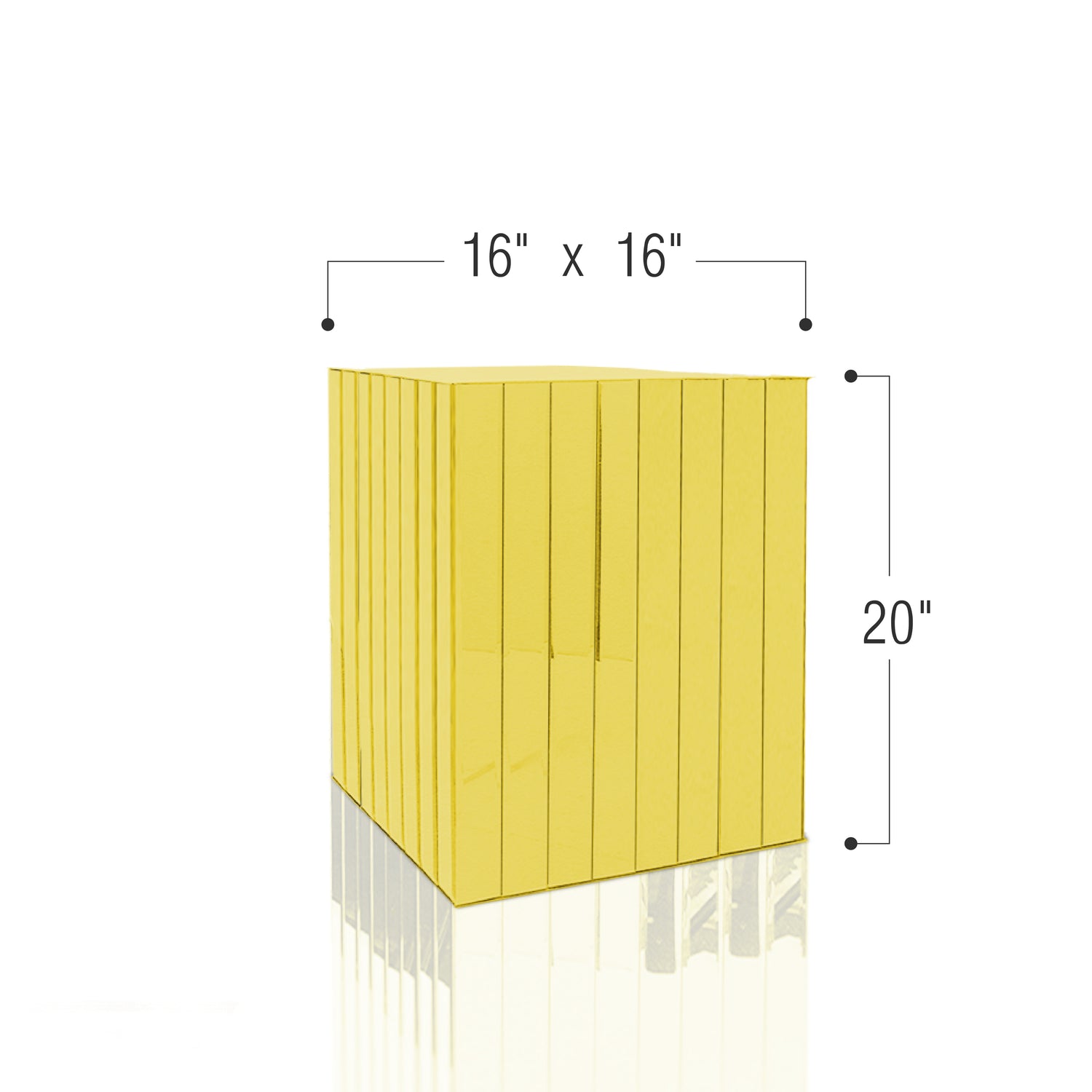 Segmented Mirror Display Block Column / Pedestal | Galore Home: Luxury Home Decor, Elegant Home Furnishings, Stylish Home Accents & Contemporary Home Accessories