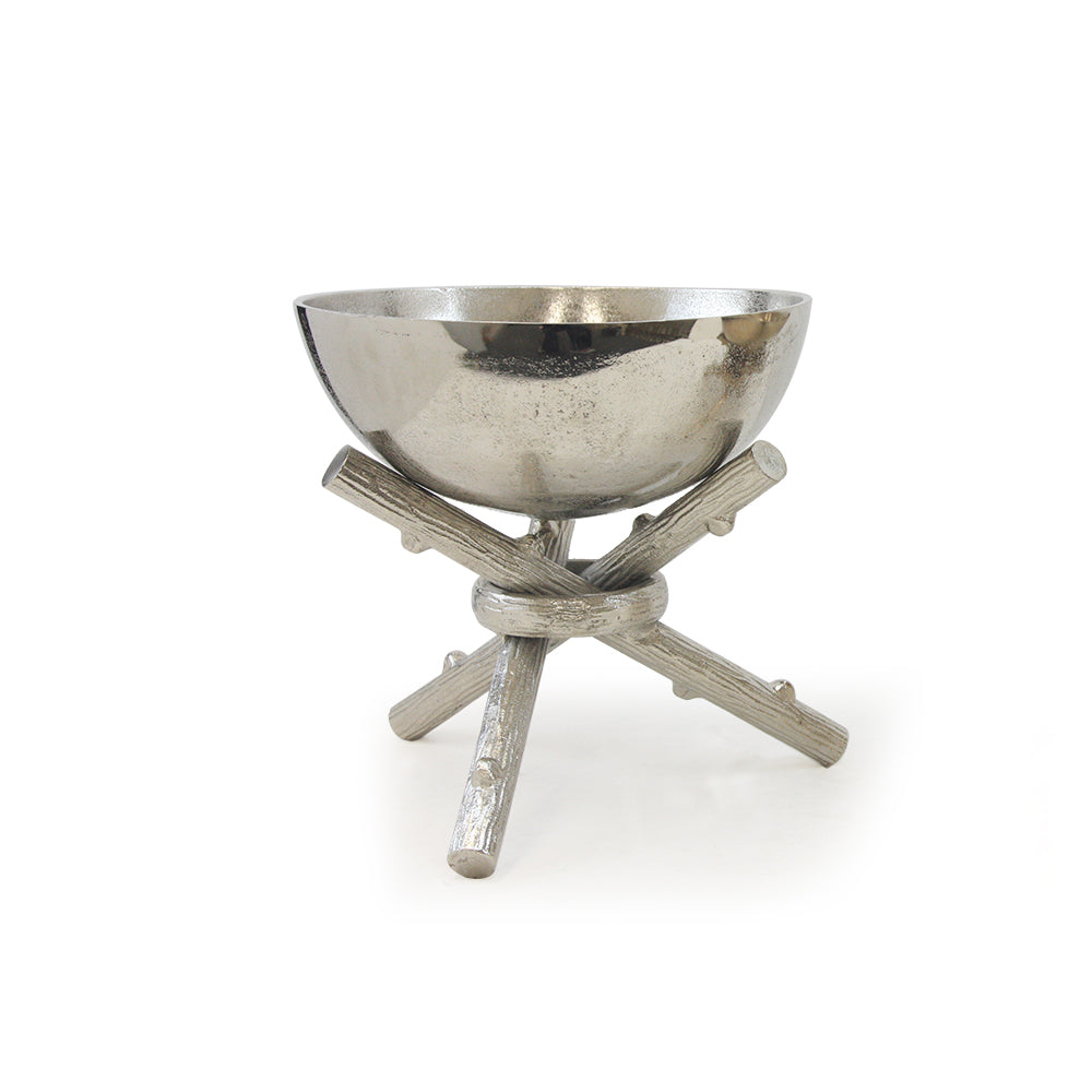 Bonfire Metal Bowl on Stand | Galore Home: Luxury Home Decor, Elegant Home Furnishings, Stylish Home Accents & Contemporary Home Accessories