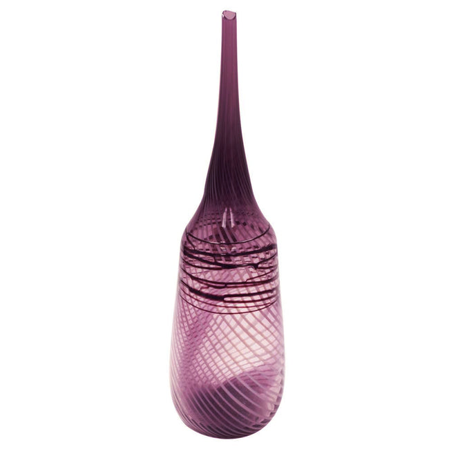 Squatty Glass Floor Vase