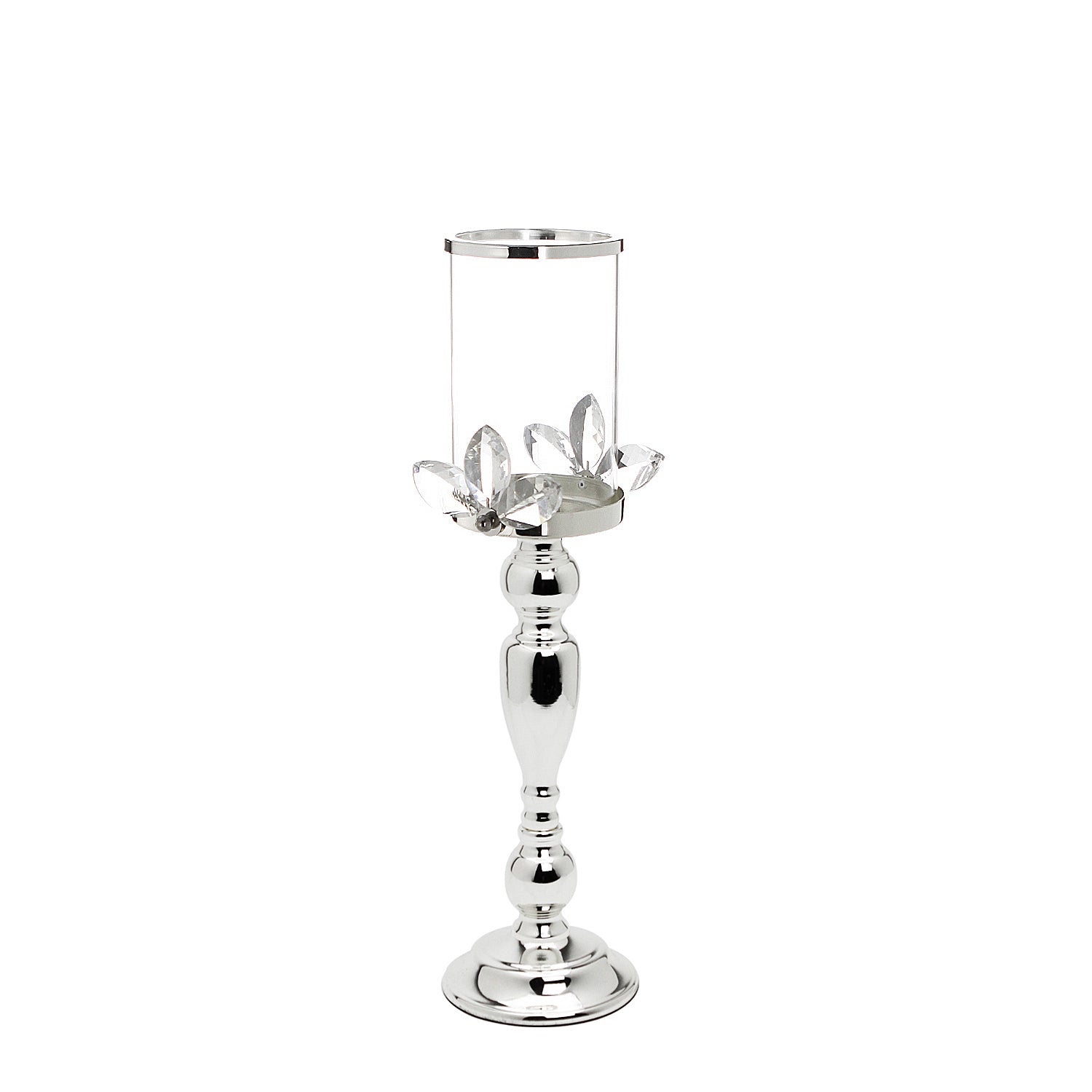 Crystal Pillar Candle Holder | Galore Home: Luxury Home Decor, Elegant Home Furnishings, Stylish Home Accents & Contemporary Home Accessories