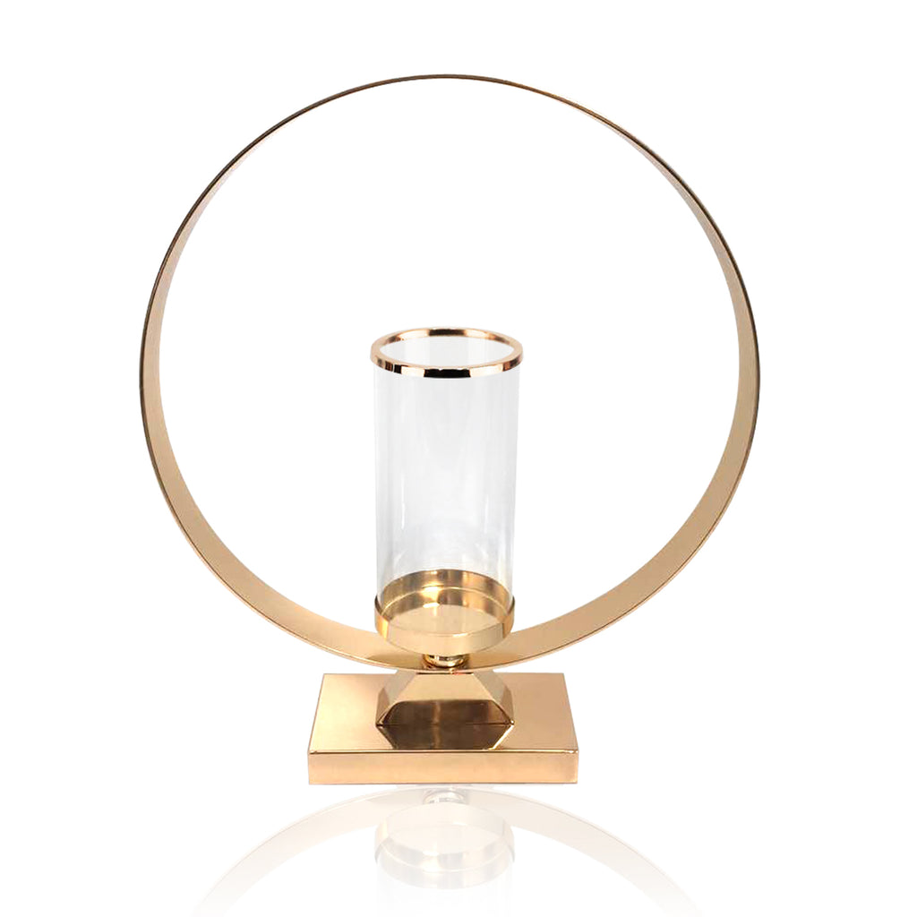 Hurricane Candle Holder on Metal Stand | Galore Home: Luxury Home Decor, Elegant Home Furnishings, Stylish Home Accents & Contemporary Home Accessories