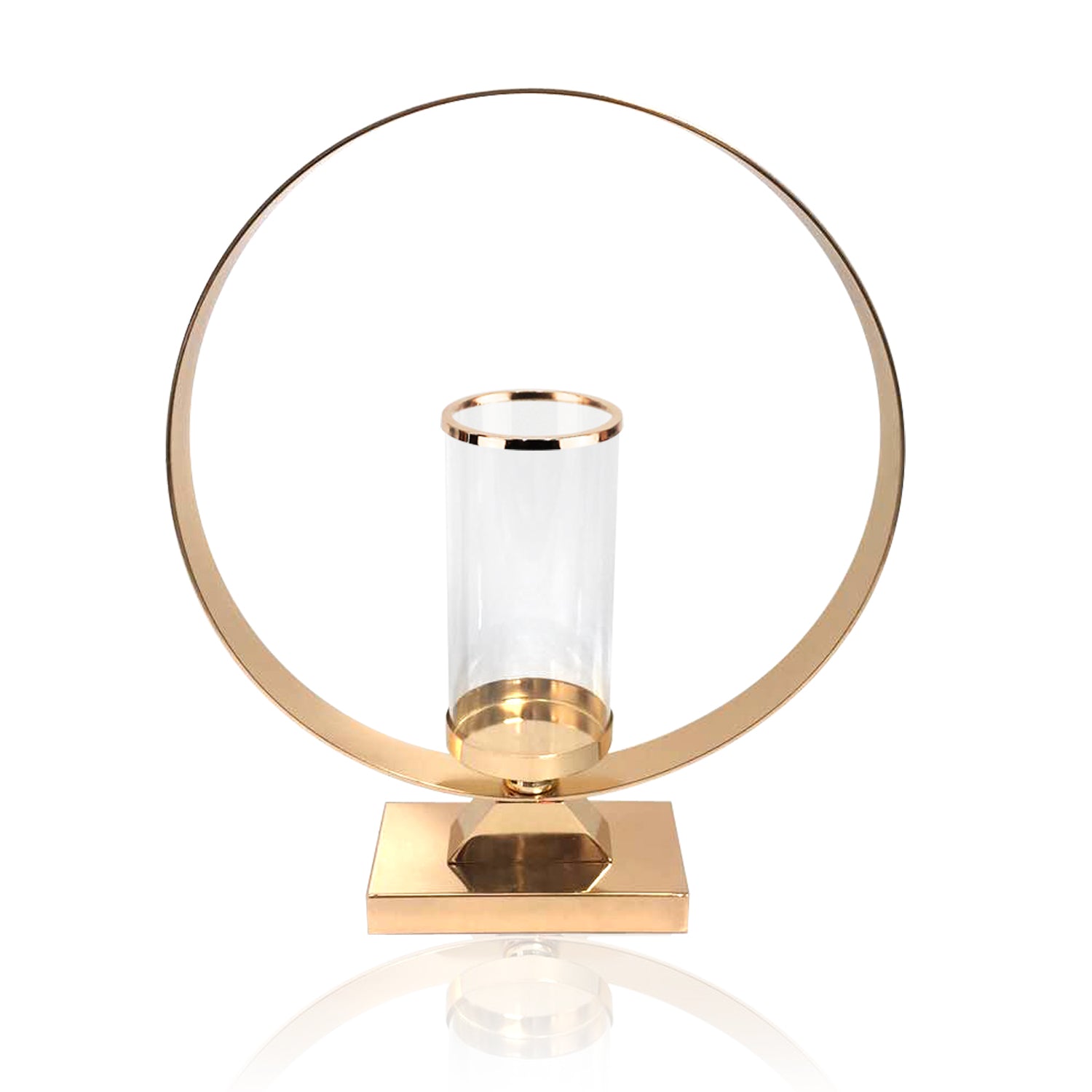 Hurricane Candle Holder on Metal Stand | Galore Home: Luxury Home Decor, Elegant Home Furnishings, Stylish Home Accents & Contemporary Home Accessories